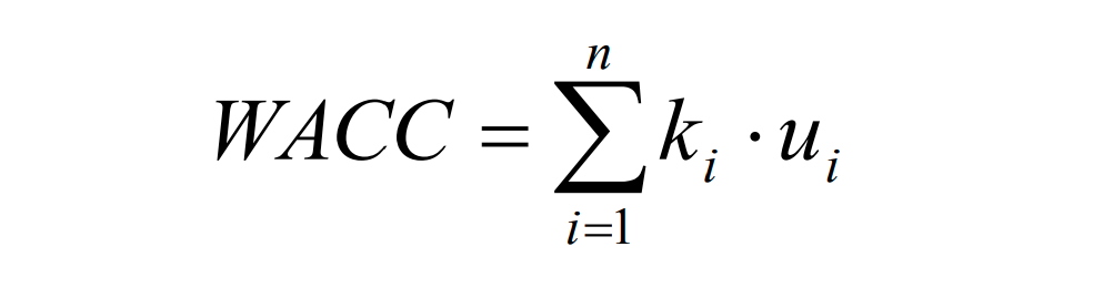 Weighted average cost of capital: financial model of an electrical substation